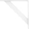 Ekena Millwork Traditional Steel Bracket, White Primer 2"W x 16"D x 16"H BKTM02X16X16TRPWH - alternate 7